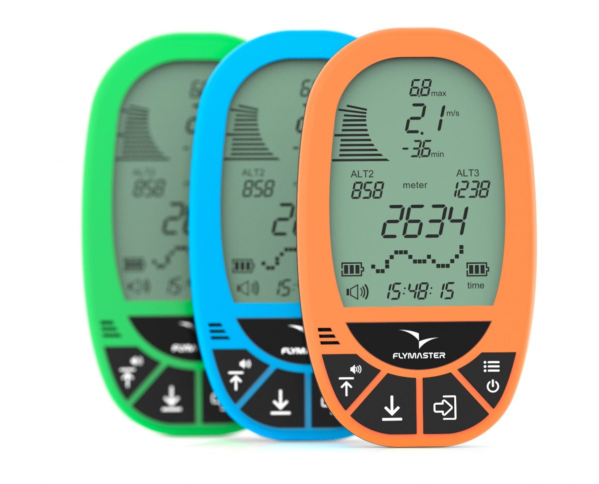 flymaster devices in 3 colours