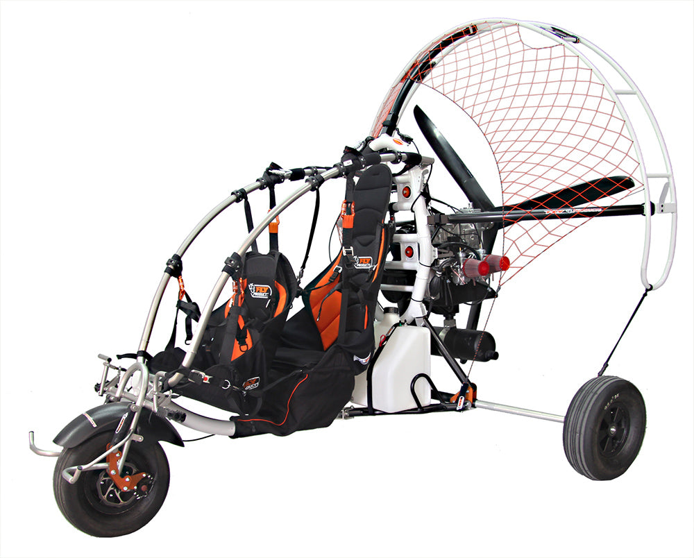 Fly Products Eco Light with RMZ 500 and Reserve paramotor